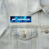 Porte-nom Science judiciaire de l'ADN bleu (En situation)