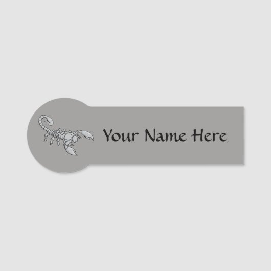 Porte-nom Scorpion icon (Devant)