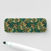 Porte-nom Seamless pattern with golden ferns (En situation)