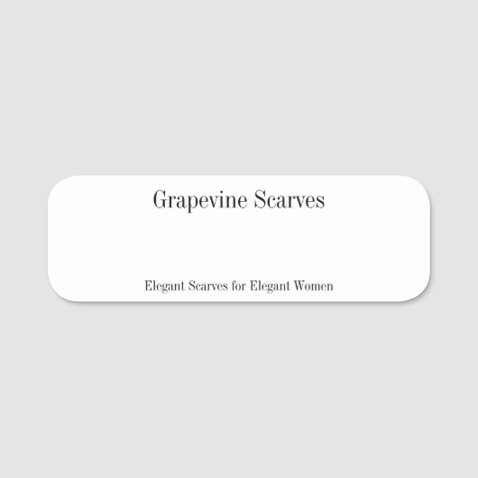 Porte-nom Séchez le show business nommé magnétique de métier (Devant)