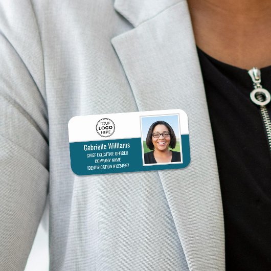 Porte-nom Sécurité de la photo de l'employé de l'entreprise