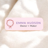 Porte-nom Serre de Noël Whimsical pour les créateurs