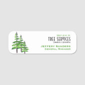 Porte-nom Service d'arborescence professionnel (Devant)