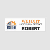 Porte-nom Service Handyman (Devant)