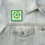 Porte-nom Shamrock vert Wreath Lucky St. Patrick's Day (En situation)