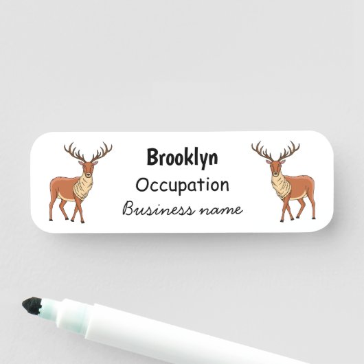 Porte-nom Simple dessin (En situation)