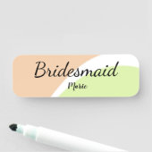Porte-nom SIMPLE MINIMAL ajouter votre nom bridesmaid C pers (En situation)