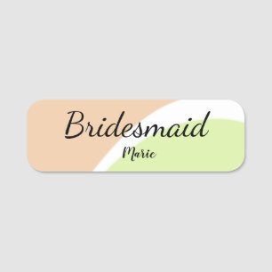 Porte-nom SIMPLE MINIMAL ajouter votre nom bridesmaid C pers