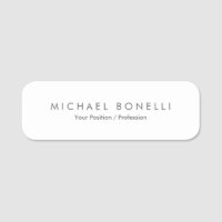 Simple minimaliste simple élégant blanc moderne