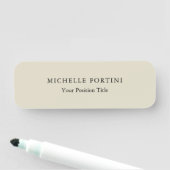 Porte-nom Simple Plaine simple créative et durable (En situation)