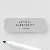 Porte-nom Simple Plaine simple créative et durable (En situation)