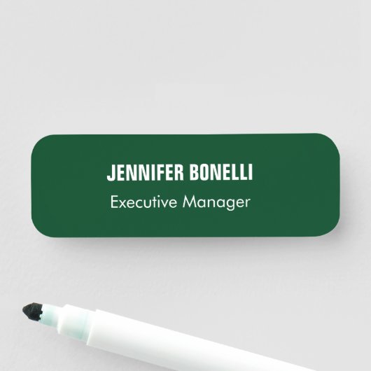 Porte-nom Simple Plaine simple créative et durable (En situation)