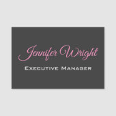 Porte-nom Simple Plaine simple créative et durable (Devant)