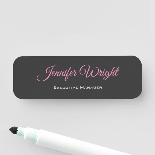 Porte-nom Simple Plaine simple créative et durable (En situation)