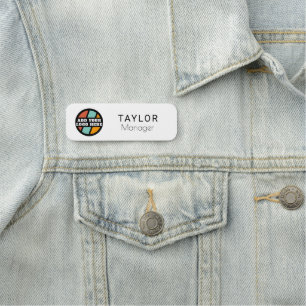 Porte-nom Société de logo d'entreprise personnalisé Directeu