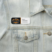 Porte-nom Société professionnelle de remorquage, service de  (En situation)