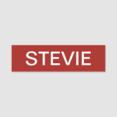 Porte-nom Stevie (Devant)