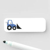 Porte-nom 🚧 Stickers Nom du camion de construction (En situation)