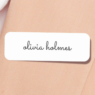 Porte-nom Stylish monogram   Minimaliste moderne