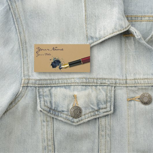 Porte-nom Stylo Fontaine de remplissage avec Ink Blot (En situation)