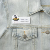 Porte-nom Sunflower Halloween Witch Chat Nom personnalisé (En situation)