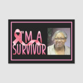 Porte-nom Survivant du cancer du sein (Devant)