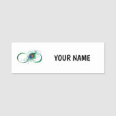 Porte-nom Symbole de l'Infinity (Devant)