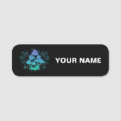 Porte-nom Tabourets dans Bushes (Devant)