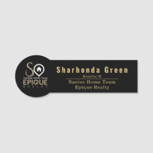 Tag de nom de l'équipe d'accueil Santos - Epique R