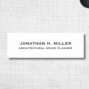 Porte-nom Tag de nom d'employé minimal avec titre