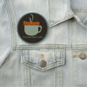 Porte-nom Tag Mosaic Coffee Cup Nom (En situation)