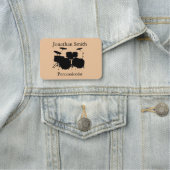 Porte-nom Tambours Percussion Musical Design Nom balise (En situation)