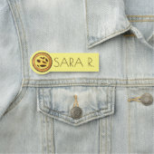 Porte-nom Tarte à l'oeuf de garde portugaise Pastel Pastéis  (En situation)