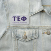 Porte-nom Tau Epsilon Phi | Lettres (En situation)