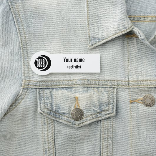 Porte-nom Téléchargez votre logo (En situation)