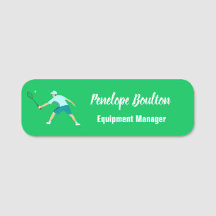 Porte-nom Tennis