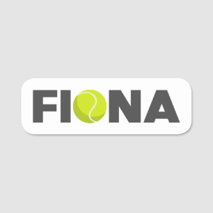 Porte-nom Tennis de Fiona