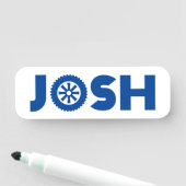 Porte-nom Tête de Josh Petrol (En situation)