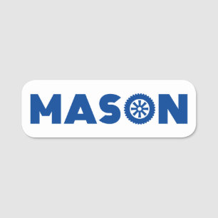 Porte-nom Tête Mason