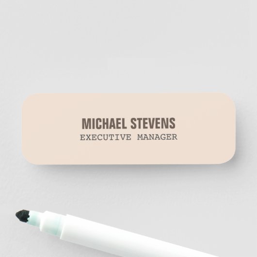 Porte-nom Texte gras élégant professionnel (En situation)