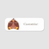 Porte-nom Thanksgiving Turkey Thunder Cove (Devant)