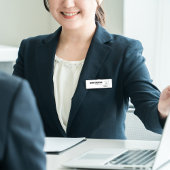 Porte-nom Titre du travail de l'employé du réaldeur personna