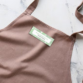 Porte-nom Titre du travail de l'employé Feuilles Palm