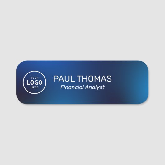 Porte-nom Titre du travail de l'employé Magnétique professio (Devant)