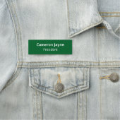 Porte-nom Titre professionnel magnétique de la balise de nom (En situation)