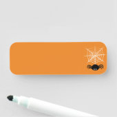 Porte-nom Toile d'araignée Halloween (En situation)