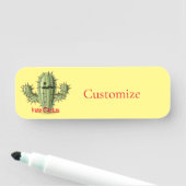 Porte-nom Tonnerre Irate Cactus Thunder_Cove (En situation)