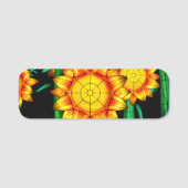 Porte-nom Tournesols Coup de Soleil (Devant)
