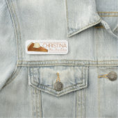 Porte-nom Treacle Tart Slice British Baking Bake Sale Boulan (En situation)