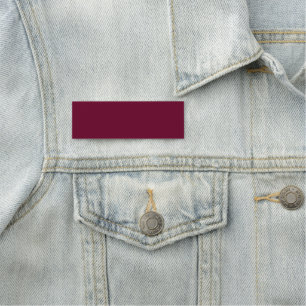 Porte-nom Trend Color Dark Burgundy - Classic Name Tag